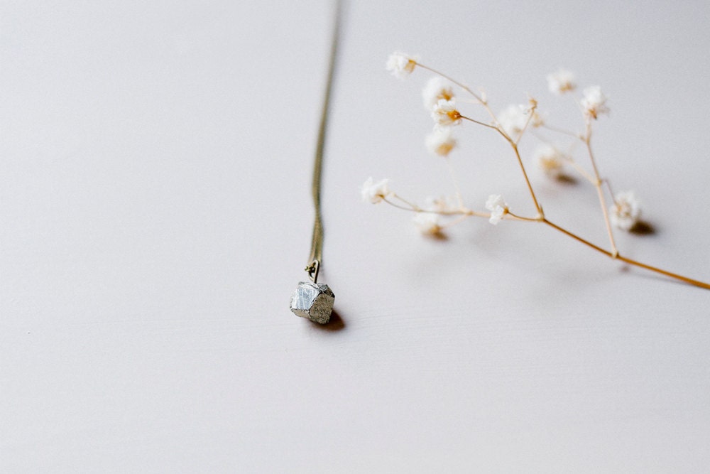 Pyrite necklace