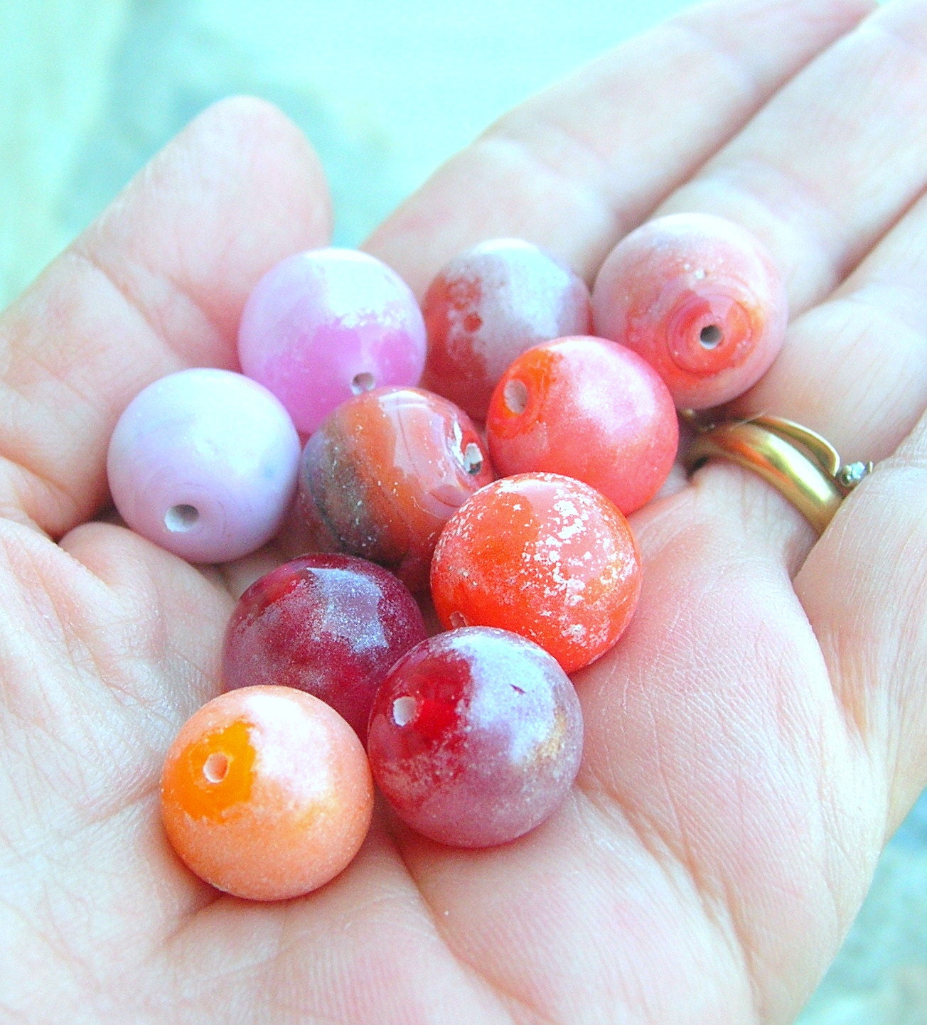 Lampwork Beads Autumn Dust Fall Fashion