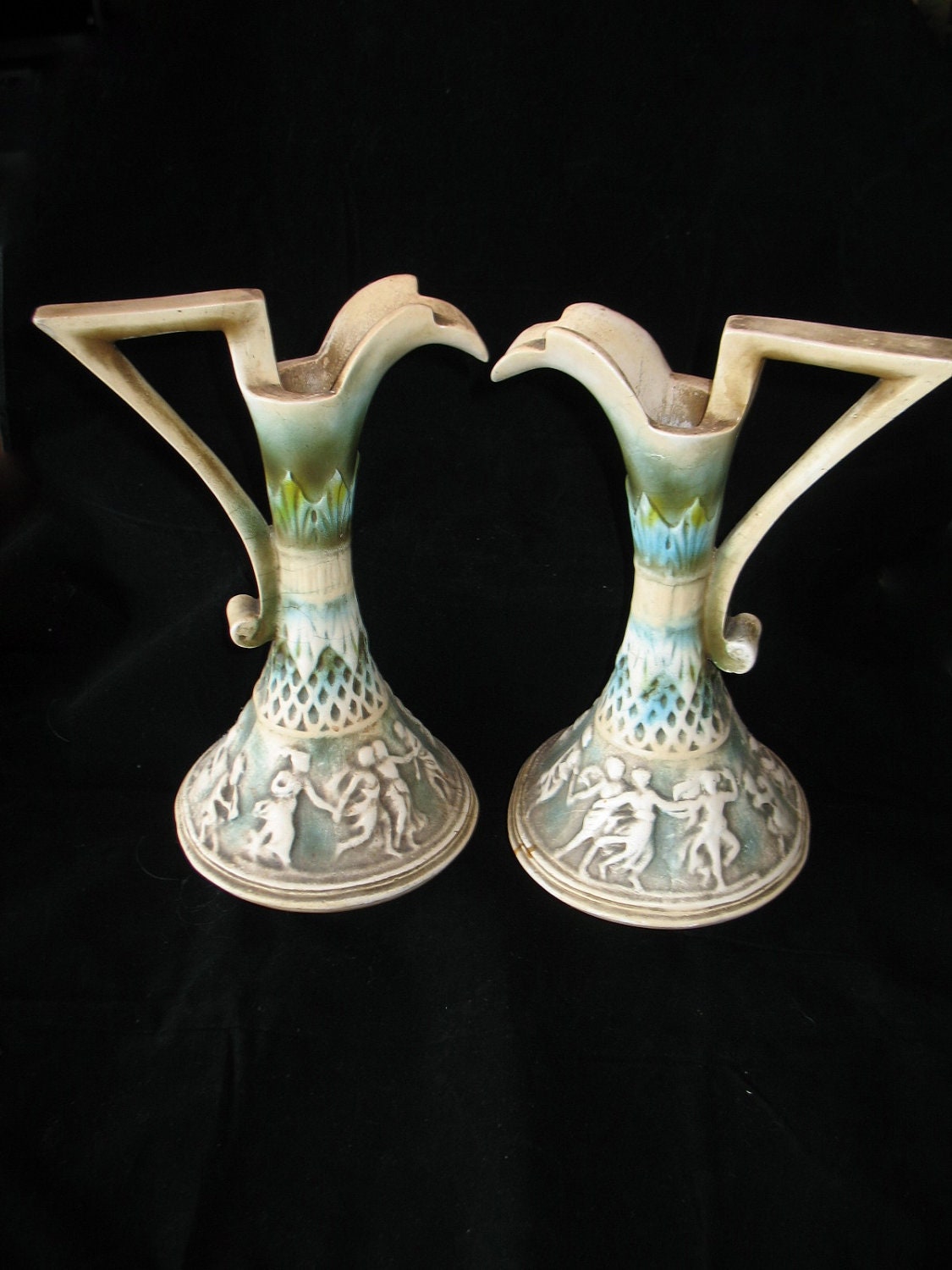 Pair of Vintage Decorative Ewers  - Retro looking