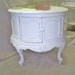 Shabby chic table white distressed