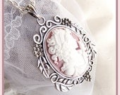Lovely Lady of the Vineyard - Light Mauve Cameo - Necklace  DC 8280