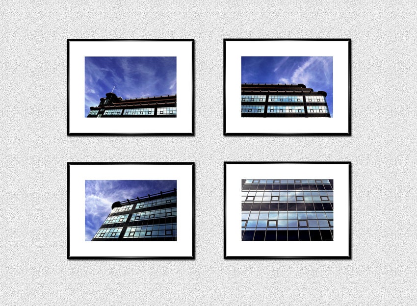 Art Deco Architecture - Set of Four 12x8 Pearl Finish Fine Art Photo Prints - Signed Limited Edition