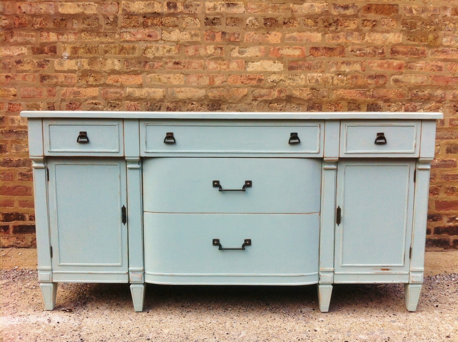 Vintage Buffet In Smokey Blue
