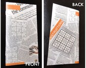 OOAK Recycled notebook  refill for Traveler's Notebook