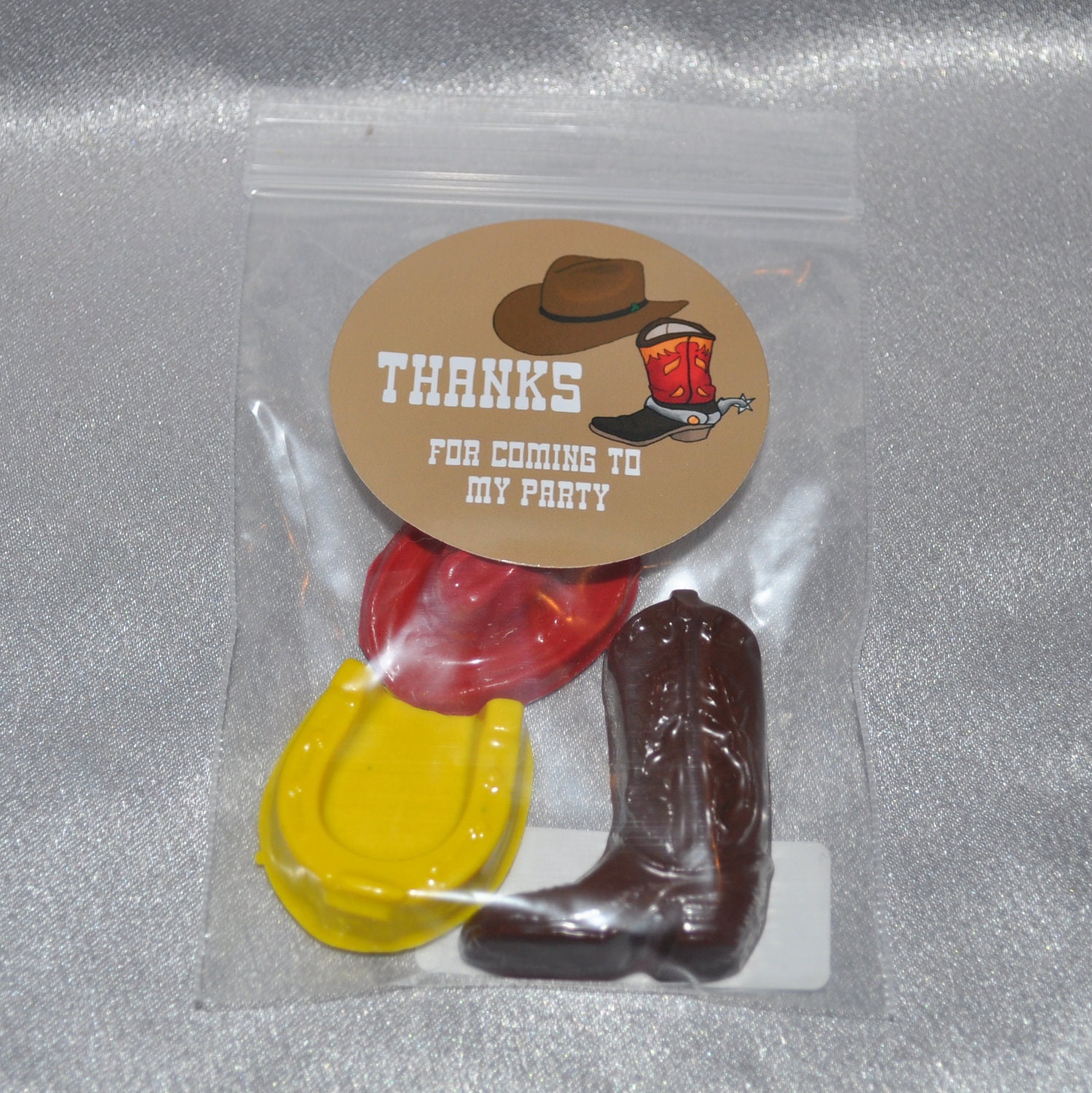 Recycled Crayons And Stickers / 20 Bags Each Bag Will have 3 Cowboy Crayons And A Sticker On The Bag. Il_170x135
