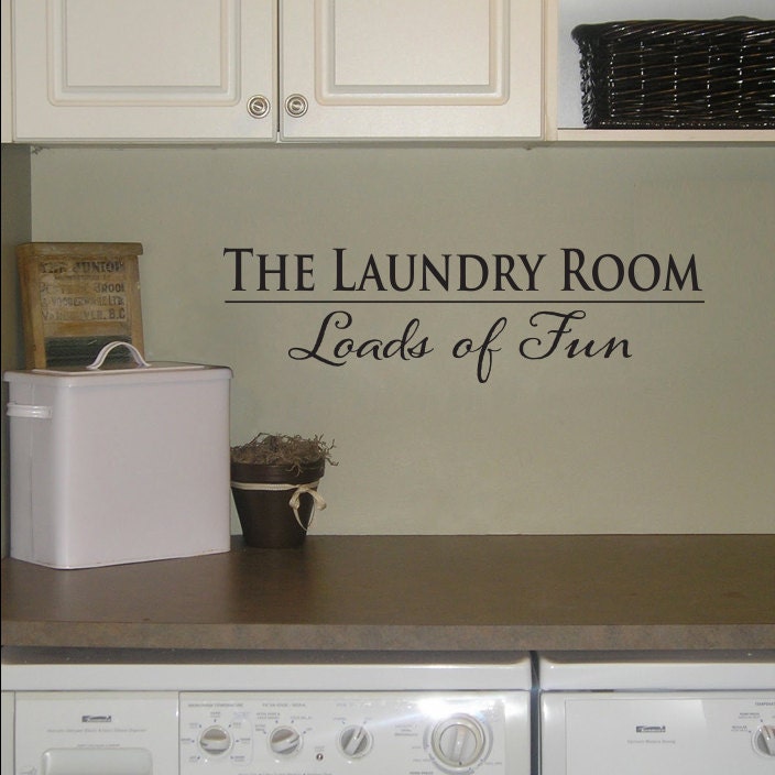 The Laundry Room Wall Decal - Loads of Fun Wall Art