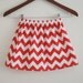 Red Chevron Skirt  -  Sizes 12m, 18m, 2T, 3T, 4T and 5T