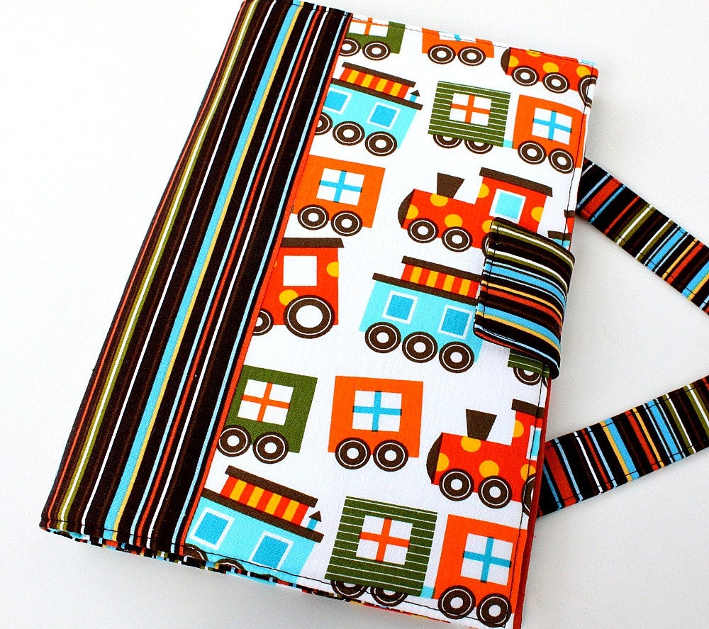 Busy bag - crayon holder - Trains (LAST ONE)