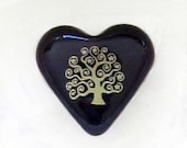 Tree of Life Purple Heart Pocket Keepsake Remembrance Token Momento