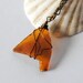 Sea Glass Jewelry, Wire Wrapped Necklace, Honey of a Necklace
