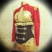 Ring masters burlesque steel boned under bust corset your size