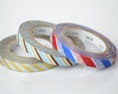 mt 2012 Autumn - Japanese Washi Masking Tapes / 6mm Slim Twist Cord C set of 3