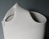 Porcelain Vase - Sculptural, Hand Built, One of a Kind