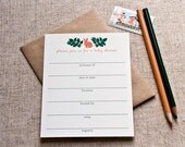 Bunny Baby Shower Fill In Invitations, Set of 8