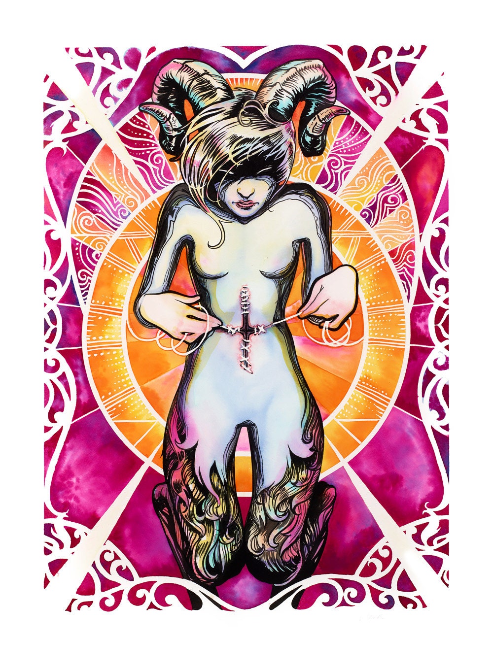 Density Sew : 11x15 Signed Open Edition Print