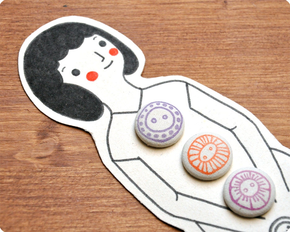 Mademoiselle Fabric Covered Buttons