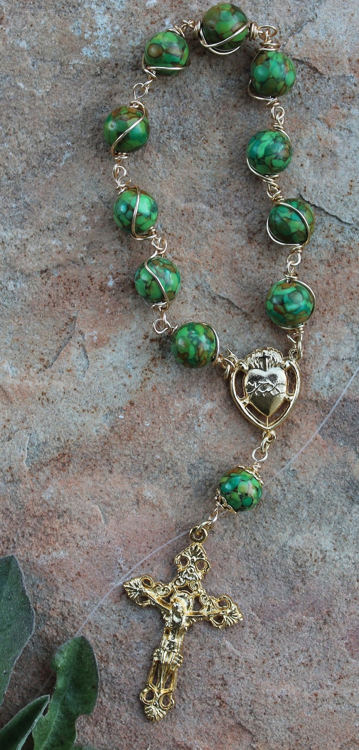 Sacred Heart Pocket Rosary