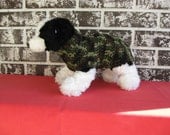 Dog sweater in camoflage, sizes XS, S