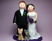 DEPOSIT - Custom Lovely Couple Figurine Cake Topper and Keepsake Il_170x135