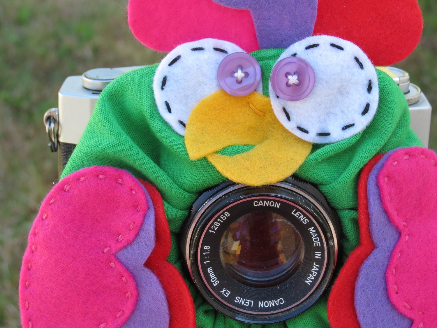 custom large PARAKEET Lens Pet for your camera
