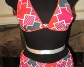 1960s two piece hand made Gidget bikini