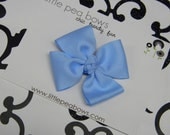 LPB - Large Pinwheel Bow - LIGHT BLUE