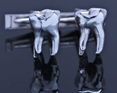 Sterling Wisdom Tooth  Cuff Links  Made in NYC