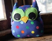 stuffed owl plush, owl pillow, owl decor, owl toy