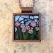 Glass Mosaic Flower Garden Necklace