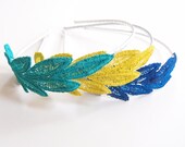 Lace Headband - One Custom Ariadne Headband, Your Choice of Color