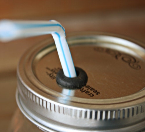 Mason Jar Straw Lids - Set of 10