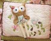 Girl Hoot Owl Doll  18' tall Soft Plush WITH NAME