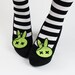 Zombie Bunny Shoe Clips, Zombie Animal