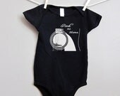 Rock me Mama - Black Onesie - 6-12m - 12-18m - 18-24m - Bob Dylan