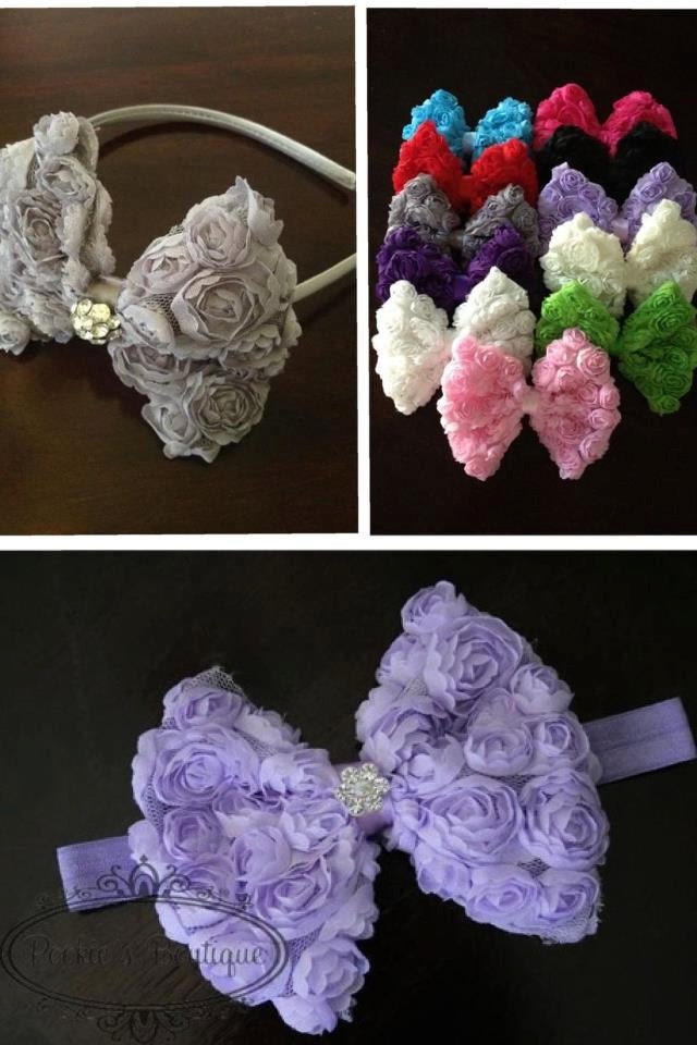 baby headband shabby bling 4 colors to choose from items similar to make your own shabby chic bow headband baby headband shabby bling 4 colors to choose from items similar to make your own shabby chic bow headband