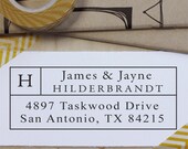 Custom Rubber Stamp - Eco Mount  Address Stamp - Windsong