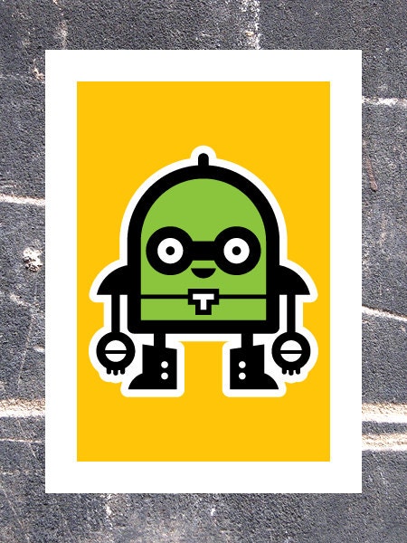 Bot 5 x 7 Print