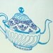 Letterpress Illustrated Series Card Pack - Tea Time