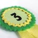 SALE - baby birthday ribbon - 3rd