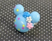 Blue Mickey Ring
