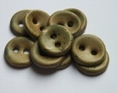 Wildwood Green Ceramic Buttons