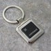 Apple command Key-Ring in black, key chain, keys, recycled, birthday, anniversary, wedding, gift