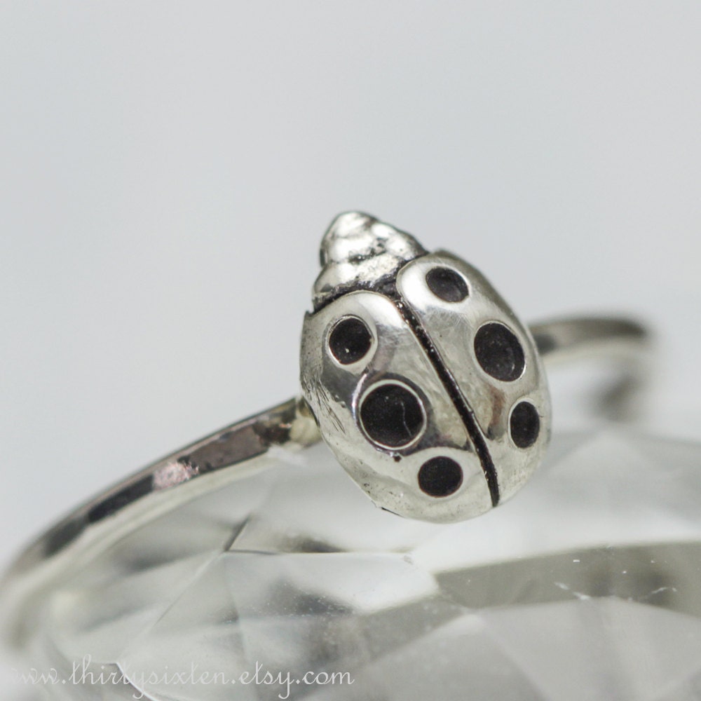 Ladybug Stacking Ring