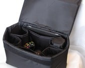 PreOrder Camera Bag Insert with Padded Flap - Lens Sleeves  - Custom Size and Color