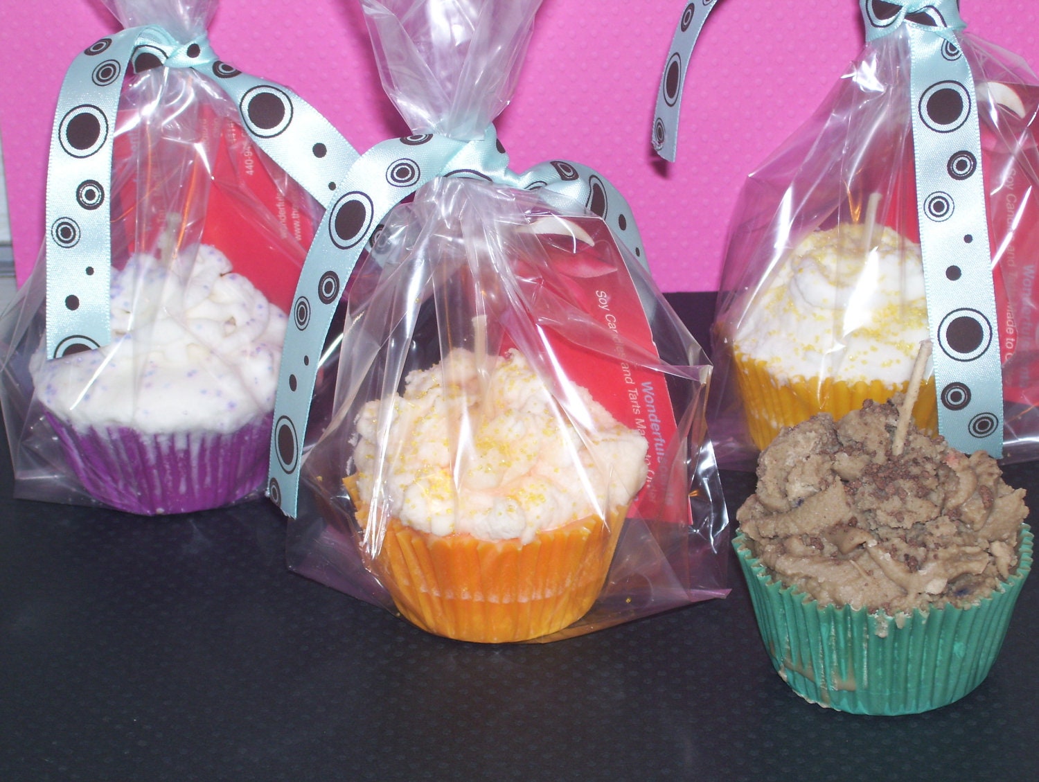 Cupcake Candles Soy Homemade very cute for gifts