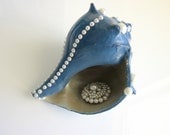 Hand Painted Decorative Seashell large conch coastal home decor
