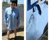 90s // OVERSIZE JEAN TOP