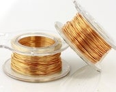 26 Gauge Bronze - Enamel Copper Wire - 20 yard spool.