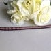 Leather Wrapped Beaded Bracelet with Frosted Pink Glass Seed Beads