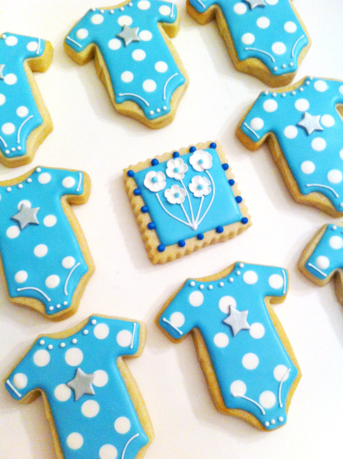 Hello Sunshine Baby Onesie Cookies (1 dozen)